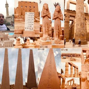 35. Karnak Temples in Luxor (Waset) Egypt. DVG T-shirt.